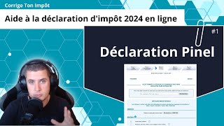 Remplir la déclaration dimpôt Pinel 2024 en ligne [upl. by Stultz]