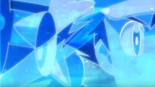 Pokémon XYZ Greninja’s first time becoming Ash greninja [upl. by Lorollas]