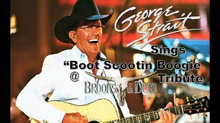 George Strait Sings Boot Scootin Boogie  Brooks amp Dunn Tribute [upl. by Nnairak]