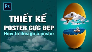 Hướng dẫn chi tiết thiết kế poster trong photoshop  How to design a poster [upl. by Rodolfo]