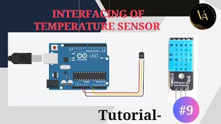 Interfacing of DHT11 Temperature Sensor with Arduino code explained  Vijaya Academy [upl. by Enerahs]