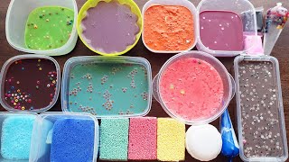 Satisfying Slime Mixing Slime Smoothie Mix  Izabela Stress [upl. by Llehcim]