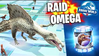 SPINOSAURUS AEGYPTIACUS ⚡ RAID OMEGA  Jurassic World Alive [upl. by Eliathan]