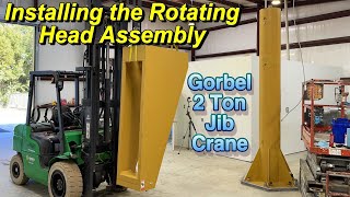 Gorbel 2 Ton Jib Crane Installation Part 1 [upl. by Jocelin]