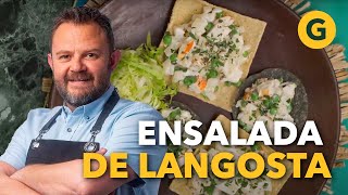 ENSALADA de LANGOSTA con VEGETALES 🦞 por Eduardo Osuna  El Gourmet [upl. by Rolanda]