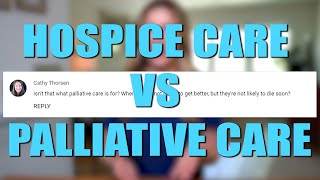 Differences between Hospice Care vs Palliative Care [upl. by Giesecke]