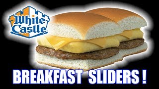 White Castle Frozen Breakfast Sliders  WHAT ARE WE EATING  The Wolfe Pit [upl. by Ha]