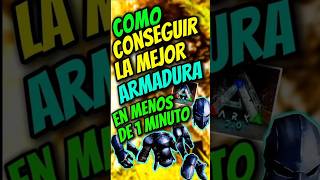 Consigue la Mejor Armadura en ARK Mobile en Menos de un Minuto [upl. by Dnomhcir]