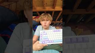 This keyboard sounds like bubble wrap 😳 viralvideo ajazz [upl. by Lindahl]