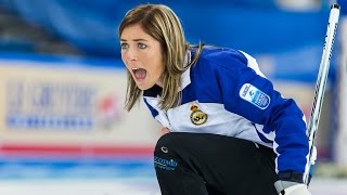 CURLING SCOSWE Euro Chps 2014  Women Draw 8 [upl. by Noyad587]