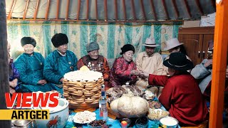 How Mongolian Nomads Celebrate Lunar New Year Tsagaan Sar Full Documentary  Views [upl. by Hahnert]