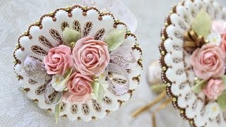 How to Assemble 3D Cookie Wedding Bouquets Part 2 [upl. by Barbee]