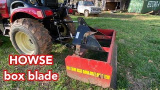 I bought a Howse BOX BLADE for my Yanmar SA325 tractor [upl. by Nisa896]