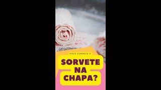 Você conhece o sorvete na chapa [upl. by Dranoel]