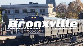 Railfanning Bronxville and More ft BillyFromNYC [upl. by Dnartreb]