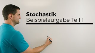 Stochastik Beispielaufgabe Teil 1 Wahrscheinlichkeit Mathe by Daniel Jung [upl. by Sherri798]