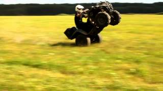 Suzuki King Quad 750 Wheelie [upl. by Mmada]