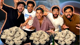 Momos Eating Challenge 😋 With Friends  Food Challenge [upl. by Hospers314]