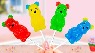 Rainbow Bearbrick Jelly 🐻 How To Make Miniature Rainbow Bearbrick Jelly Decorating Ideas🌈Yummy Cakes [upl. by Bohlin125]