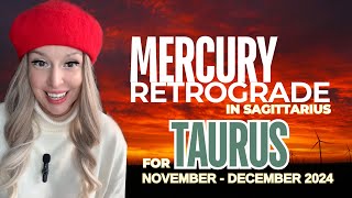 TAURUS RETROGRADE MERCURY NOVDEC 2024 taurus taurushoroscope mercuryretrograde retrograde [upl. by Yeliah306]