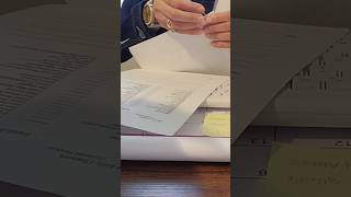 ASMR GETTING OFFICE PAPERWORK 📎 DONE subscribe ❤️officework ASMR [upl. by Xantha]