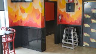 CDs Wings Restaurant Black Diamond Plate Wall Panels [upl. by Porta137]