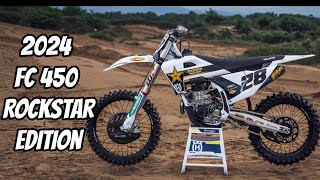 2024 Husqvarna FC 450 Rockstar Edition Detail Look [upl. by Ordnassela296]