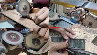 How to Sharp Circular Blade  How to Sharp Planner Blade  How to Sharp Router BitKumarfurniture [upl. by Nivanod61]