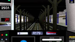 OpenBve On board R179 K Train Richmond Avenue To New Jersey Layup Tk H3 [upl. by Ariaes944]