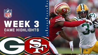 Packers vs 49ers Week 3 Highlights  NFL 2021 [upl. by Rusell]