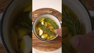 Garlic Confit and Oil asmr bread food garlic garlicbread asmrsounds satisfying baking fyp [upl. by Inajar]