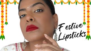 Festive Lip shades  Diwali Makeup [upl. by Eixam176]