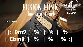 Backing Track Fusion Funk Two Chords in Dm [upl. by Nerehs]