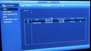 how to check DVR hard disk total space in DAHUA DVR EASY WAY [upl. by Brynn]