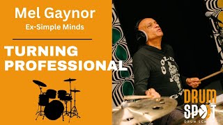 MEL GAYNOR EXSIMPLE MINDS  TURNING PROFESSIONAL INTERVIEW EXCERPT [upl. by Kappenne]