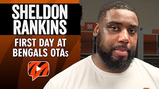 Sheldon Rankins on Bengals Defense Arriving at OTAs Rookie Class and MORE [upl. by Herrington]