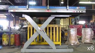 Hydraulic Scissor Lift Table by Copperloy in Action [upl. by Eeimaj]