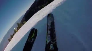 Riding the Elan Amphibio 10 skis [upl. by Scheer970]