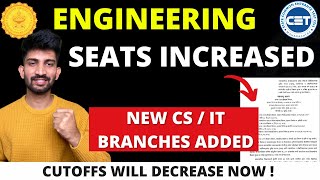 Engineering Seats Increased in Pune  Mumbai Nagpur Region  Engineering Admission Process 2024 [upl. by Inus]