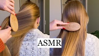 ASMR  SHE KEPT FALLING ASLEEP 💤 Slow Hair Play amp Hair Brushing For Deep Relaxation no talking [upl. by Nosmirc297]