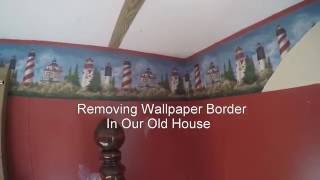 DIY Taking Down Wallpaper Border [upl. by Hersh]