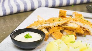 Crispy Cutlets  BEERBATTERED CHICKEN SCHNITZEL  Recipesnet [upl. by Llemart]