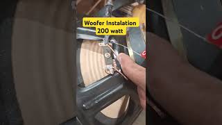 woofer instalation 200 watt [upl. by Kalie]