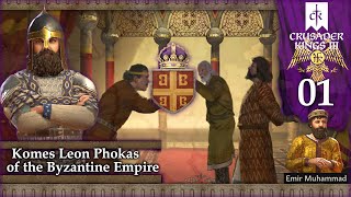 1 Crusader Kings III Roleplay  The Byzantine Empires Courts and Intrigue Byzantine Empire [upl. by Pulcheria]