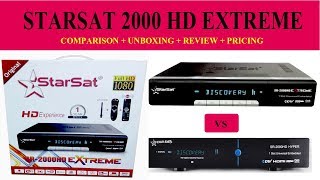 Starsat 2000HD Extreme New Receiver UnboxingReviewComparison in UrduHindi [upl. by Akilegna]