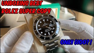 UNBOXING BEST ROLEX SUPERCOPY [upl. by Sillyhp]