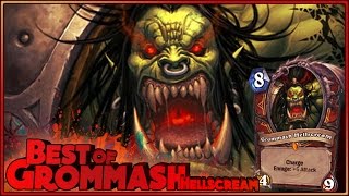 Hearthstone Best of Grommash Hellscream  Funny and lucky Rng Moments [upl. by Kiyoshi]