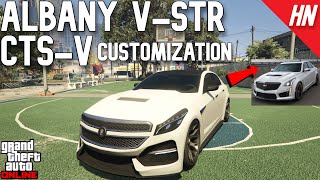 Albany VSTR  Cadillac CTSV Customization Guide amp Review  GTA Online [upl. by Soelch927]