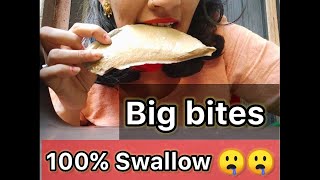 Yellow shale stone piece asmr eatingsounds crunchy eatingasmr food waterbottle music mukbang [upl. by Llennoj565]