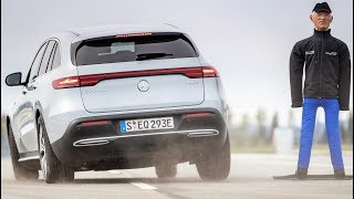 Mercedes EQC  Active Safety Demonstration [upl. by Einre]